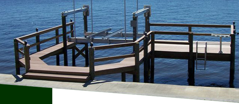 Hickcox Brothers Marine Inc, boat dock builders, Boat Lifts, seawalls, Boat Houses